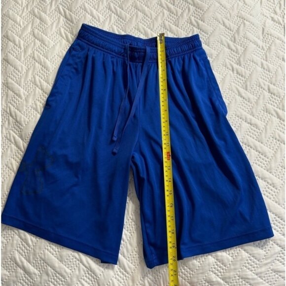 Under Armour Teen Mens Small Royal Blue Dri-Fit Activewear Basketball Shorts - Picture 8 of 10